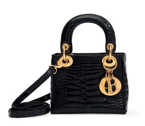 lady dior long bag|Lady Dior crocodile bag.